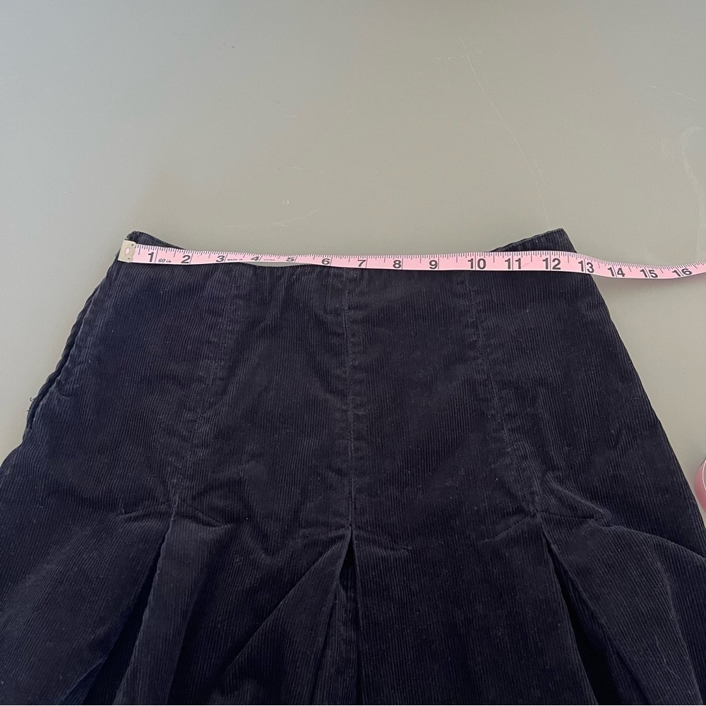 Smart Set Navy Corduroy Pleated Mini Skirt Preppy Tenniscore Y2K XS - Picture 8 of 10